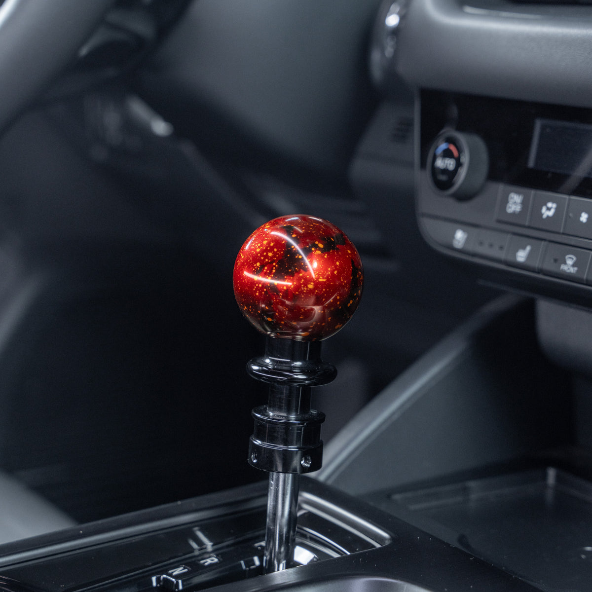Billetworkz Automatic Shifter - Red Cosmic Space - Fits Subaru CVT: WRX (2022+), Crosstrek (2024+), Forester (2025+), Impreza (2024+), Legacy/Outback (2015+)