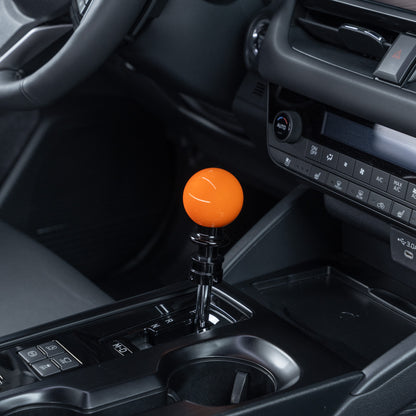 Billetworkz Automatic Shifter - Gloss Orange - Fits Subaru CVT: WRX (2022+), Crosstrek (2024+), Forester (2025+), Impreza (2024+), Legacy/Outback (2015+)