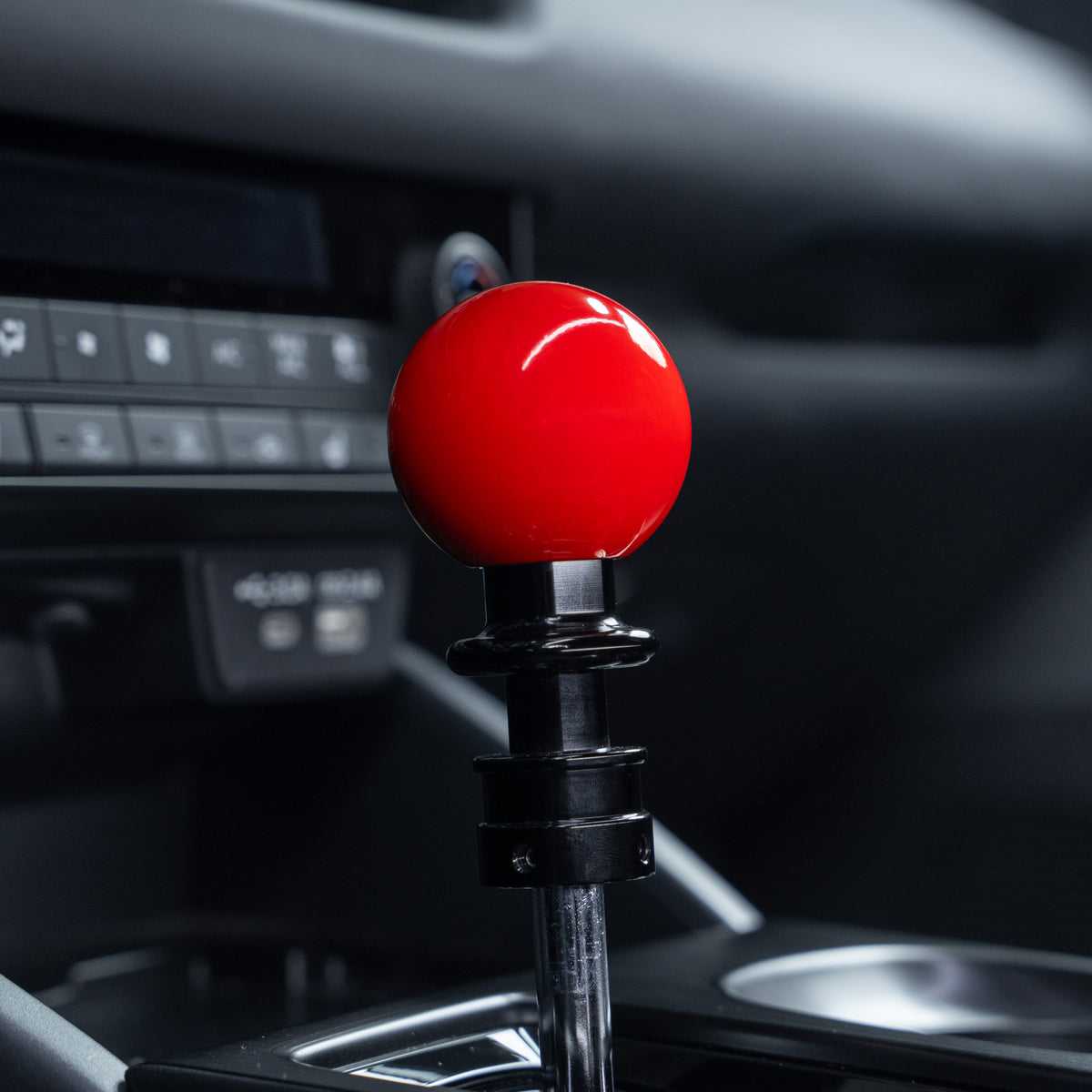 Billetworkz Automatic Shifter - Gloss Red - Fits Subaru CVT: WRX (2022+), Crosstrek (2024+), Forester (2025+), Impreza (2024+), Legacy/Outback (2015+)