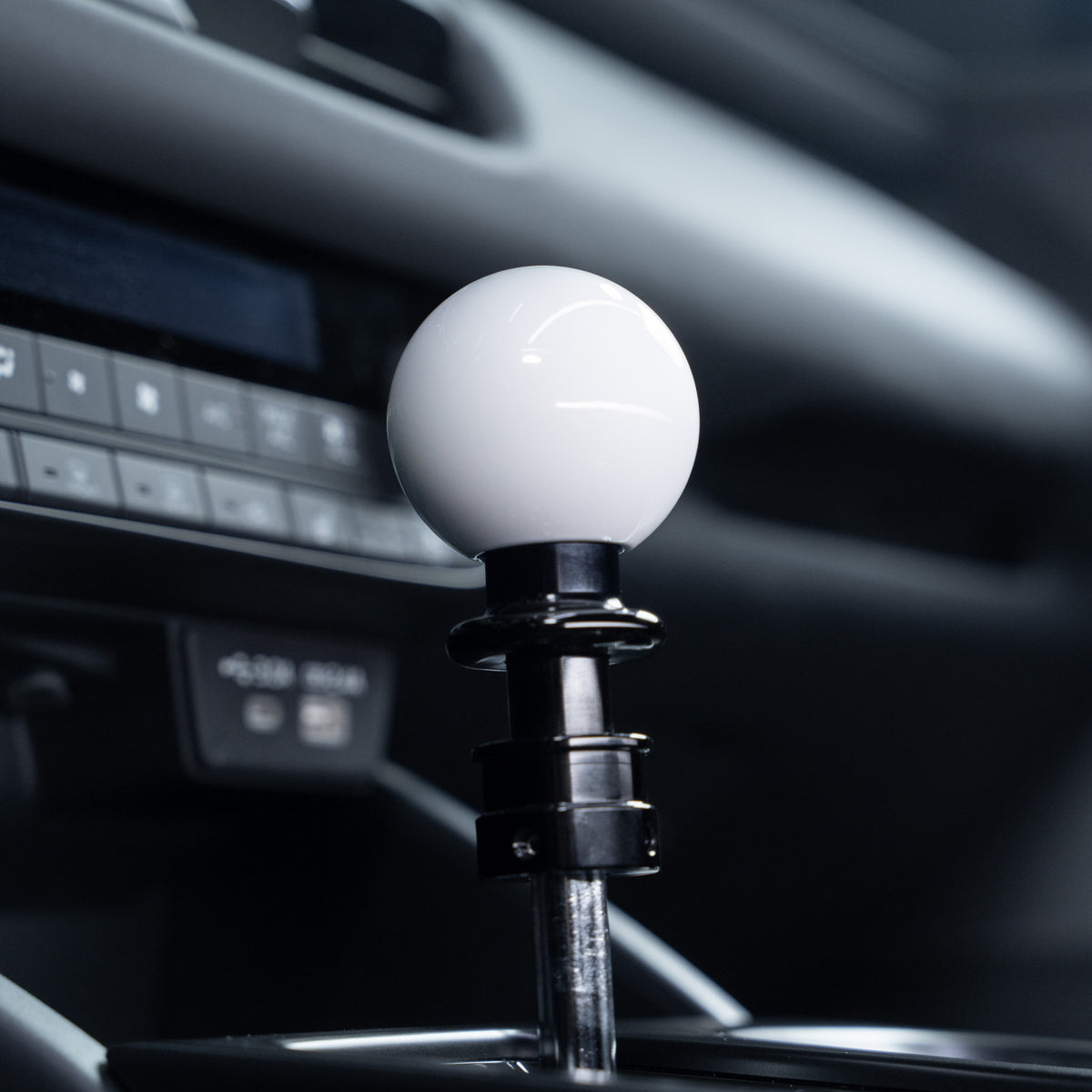 Billetworkz Automatic Shifter - Gloss White - Fits Subaru CVT: WRX (2022+), Crosstrek (2024+), Forester (2025+), Impreza (2024+), Legacy/Outback (2015+)