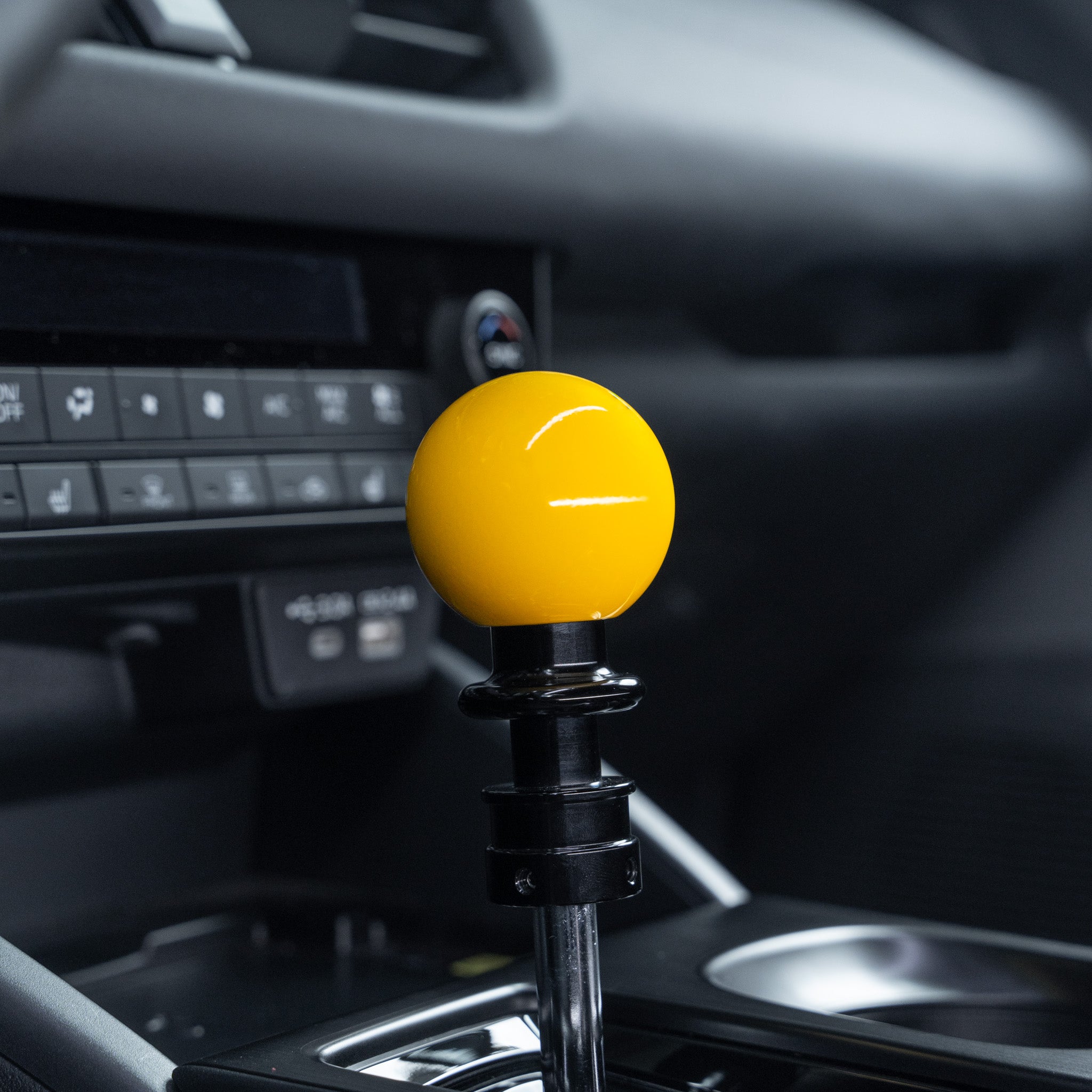Billetworkz Automatic Shifter - Gloss Yellow - Fits Subaru CVT