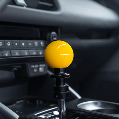 Billetworkz Automatic Shifter - Gloss Yellow - Fits Subaru CVT: WRX (2022+), Crosstrek (2024+), Forester (2025+), Impreza (2024+), Legacy/Outback (2015+)