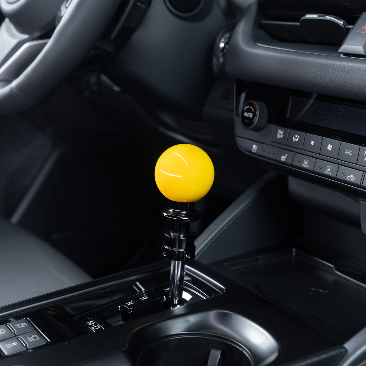 Billetworkz Automatic Shifter - Gloss Yellow - Fits Subaru CVT: WRX (2022+), Crosstrek (2024+), Forester (2025+), Impreza (2024+), Legacy/Outback (2015+)