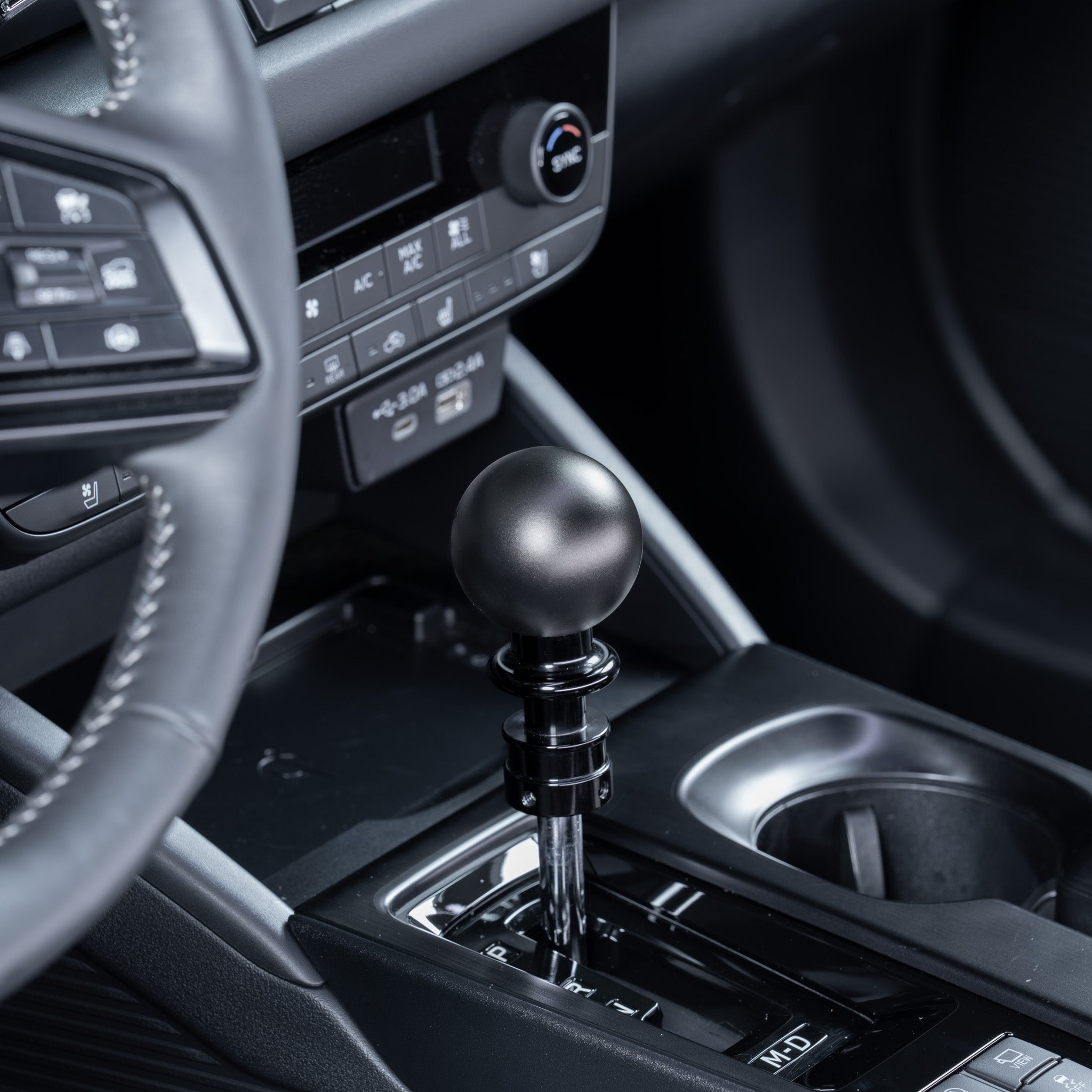 Billetworkz Automatic Shifter - Matte Black - Fits Subaru CVT: WRX