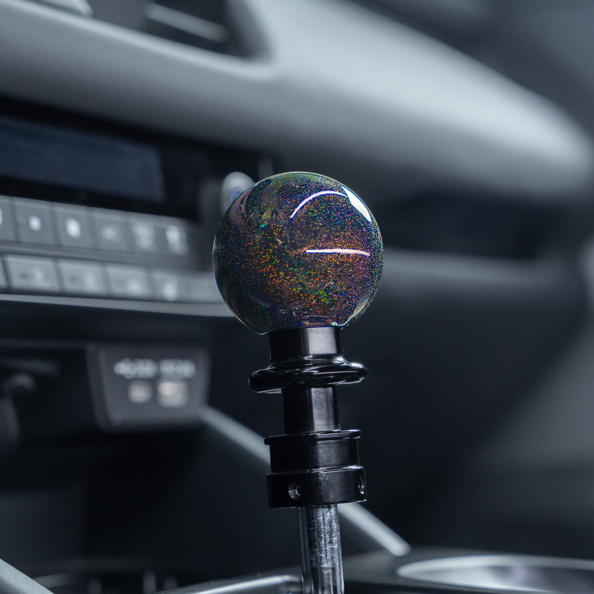 Billetworkz Automatic Shifter - Rainbow Sparkle - Fits Subaru CVT: WRX (2022+), Crosstrek (2024+), Forester (2025+), Impreza (2024+), Legacy/Outback (2015+)
