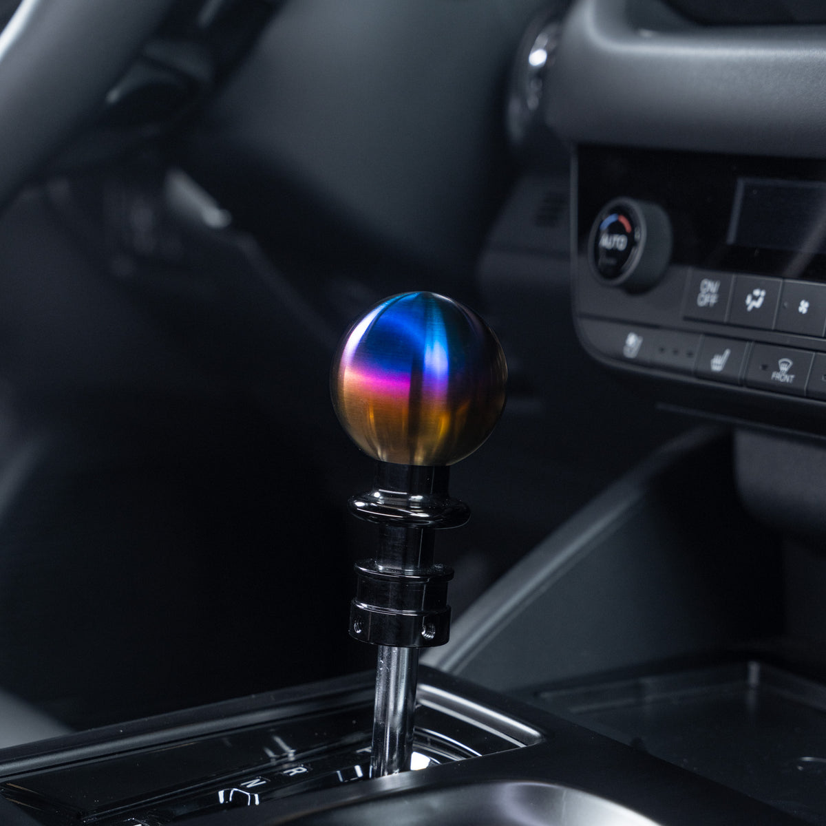 Billetworkz Titanium Torched Automatic Shifter - Fits Subaru CVT: WRX (2022+), Crosstrek (2024+), Forester (2025+), Impreza (2024+), Legacy/Outback (2015+)