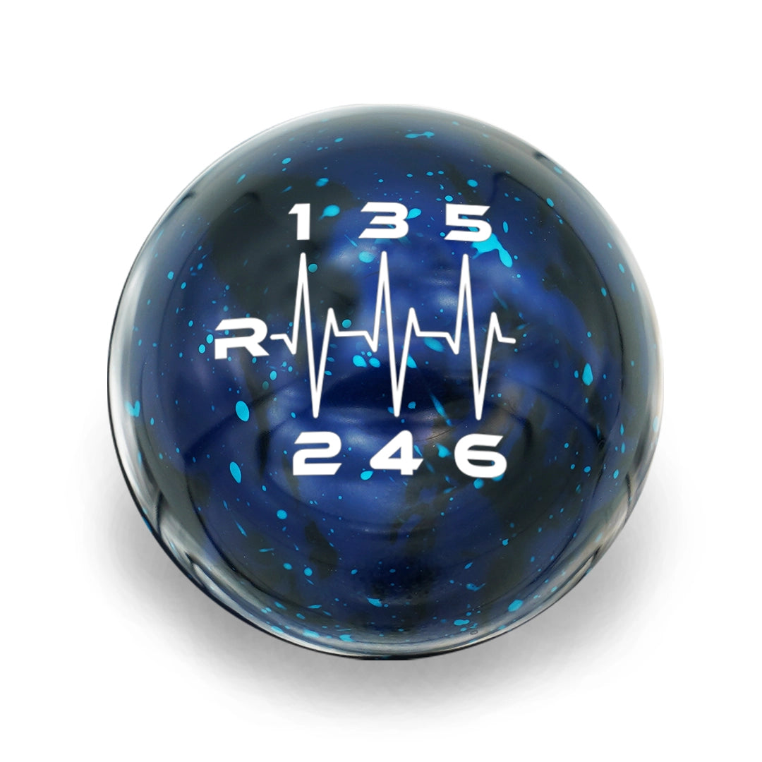 Billetworkz Cosmic Space Shift Knob - Heartbeat Engraving - Toyota GR Corolla / Corolla Hatch Fitment