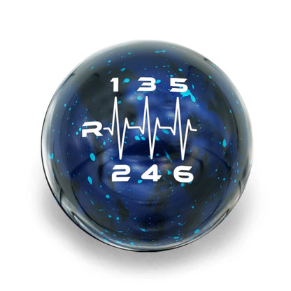 Billetworkz Cosmic Space Shift Knob - Heartbeat Engraving - Toyota GR Corolla / Corolla Hatch Fitment