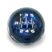 6 Speed Heartbeat Engraving - Cosmic Space - 2015+ Mustang Fitment
