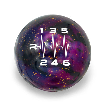 Billetworkz Cosmic Space Shift Knob - Heartbeat Engraving - Toyota GR Corolla / Corolla Hatch Fitment