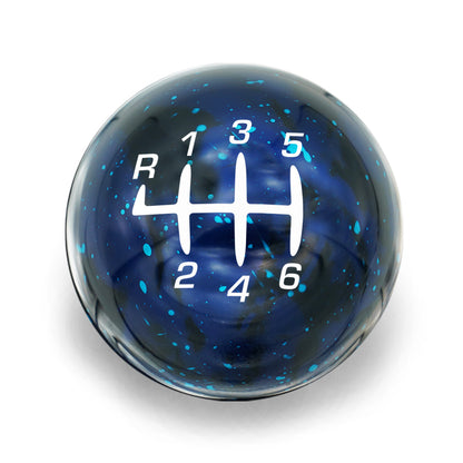 Billetworkz Cosmic Space Shift Knob - 6 Speed Retro Engraving for Chevrolet Camaro V6 LT and LS (2016-2024)