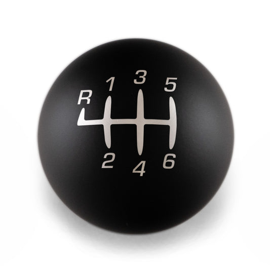 Billetworkz Weighted Shift Knob - 6-Speed Retro Engraving for Ford Mustang 2011-2014