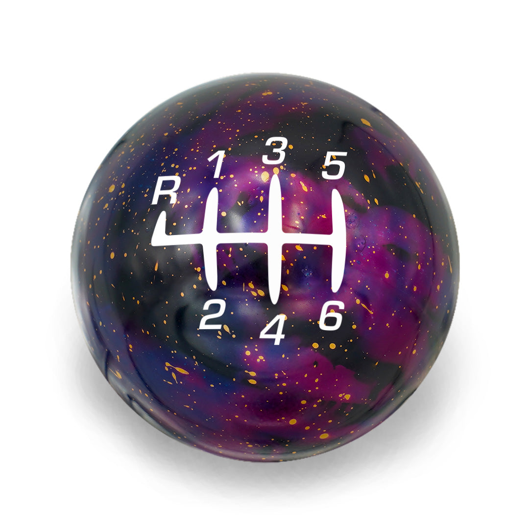 Billetworkz Cosmic Space Shift Knob - 6 Speed Retro Engraving