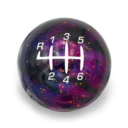 Billetworkz Cosmic Space Shift Knob - 6 Speed Retro Engraving for Chevrolet Camaro V6 LT and LS (2016-2024)
