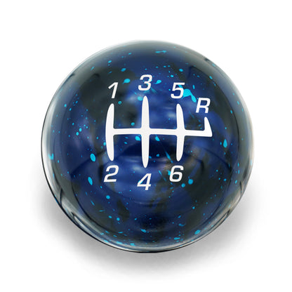 Billetworkz Cosmic Space Shift Knob - 6 Speed Retro Engraving for Dodge Challenger (2015-2023)