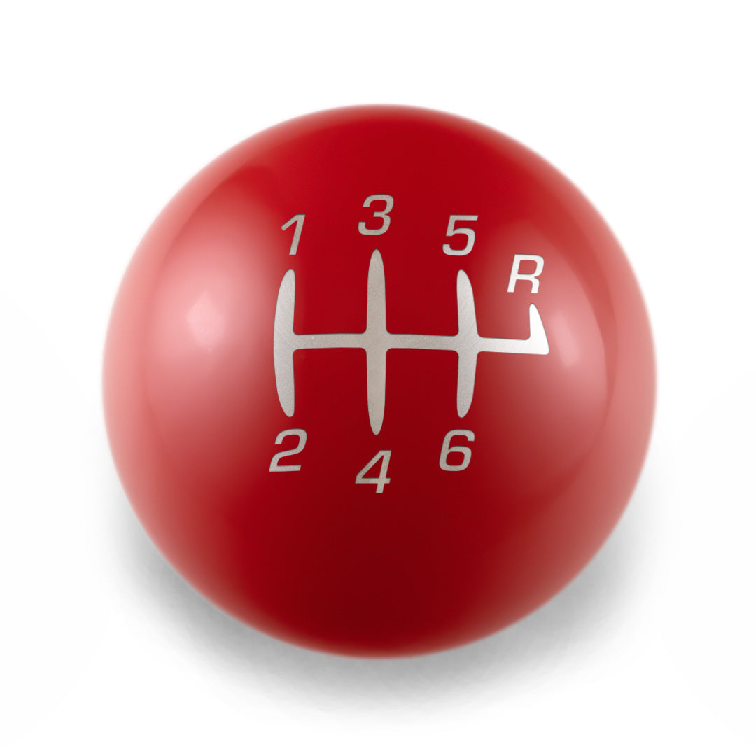 Weighted Shift Knob - 6-Speed Retro Engraving for Chevrolet Camaro V6 LT and LS (2016-2024) WITH Boot Retainer