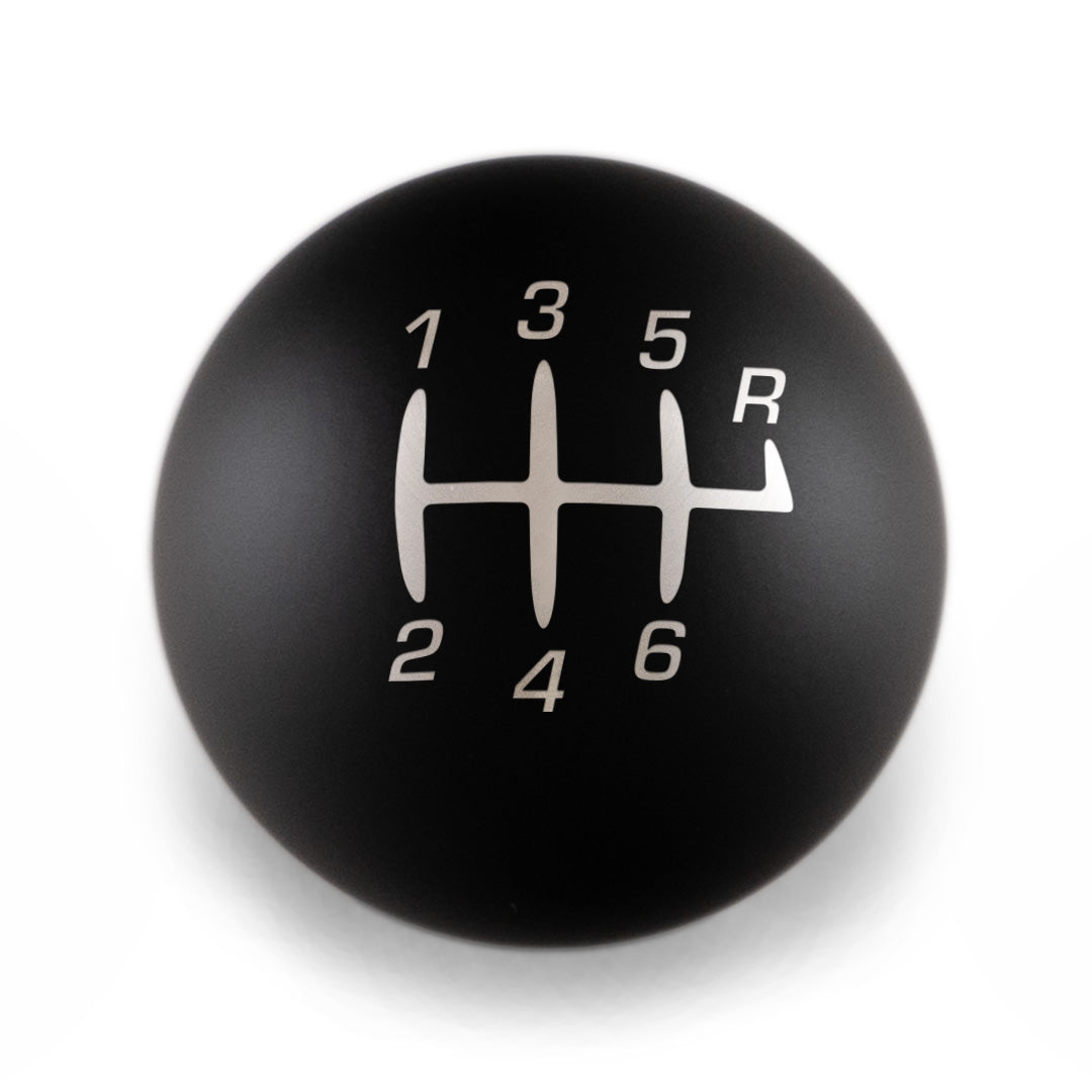 Weighted Shift Knob - 6-Speed Retro Engraving for Chevrolet Camaro V6 LT and LS (2016-2024) WITH Boot Retainer