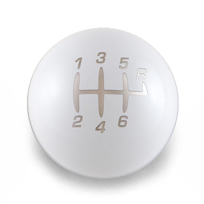 Billetworkz Weighted Shift Knob - 6-Speed Retro Engraving for Dodge Challenger (2015-2023)