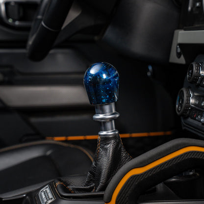 Billetworkz Cosmic Space Shift Knob - 6-Speed with Crawl Engraving for Ford Bronco Manual (2021+)