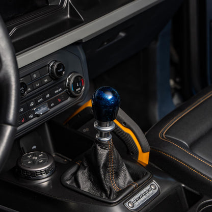 Billetworkz Cosmic Space Shift Knob - 6-Speed with Crawl Engraving for Ford Bronco Manual (2021+)