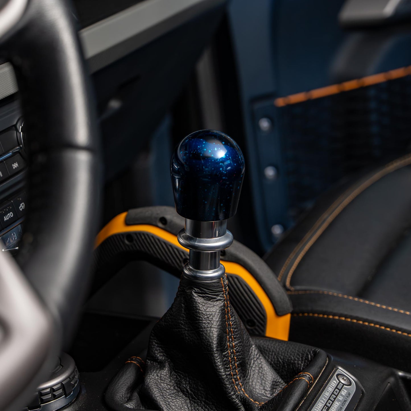 Billetworkz Shift Knob - Blue Cosmic Space - Fits Ford Bronco 6-Speed (2021+)