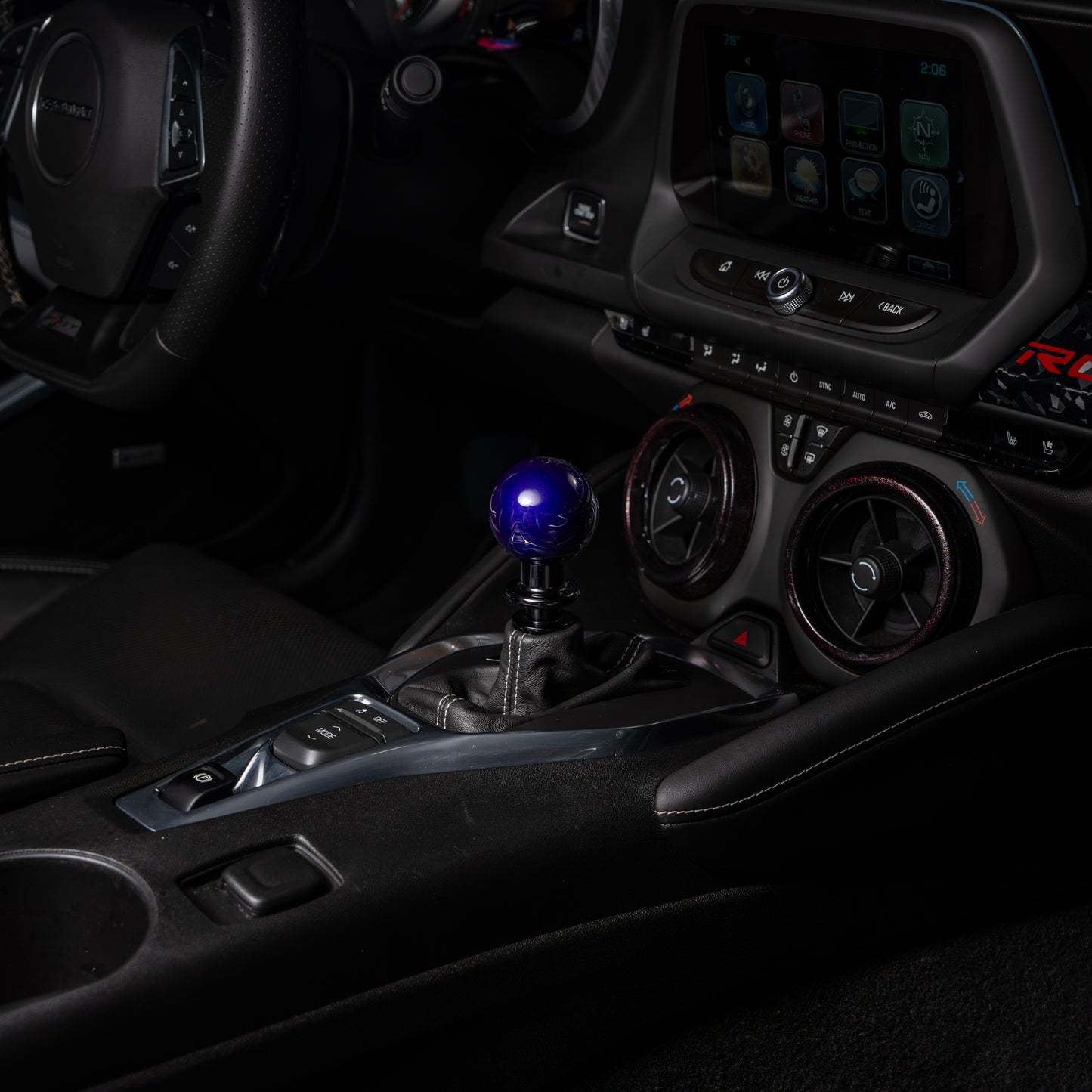 Billetworkz Automatic Shifter - Candy Purple - Fits Chevrolet Camaro  (2016-2024)
