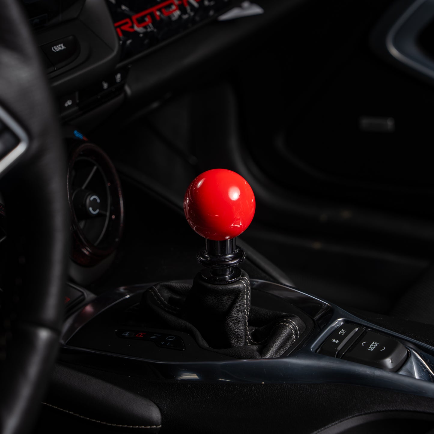 Billetworkz Automatic Shifter - Gloss Red - Fits Chevrolet Camaro  (2016-2024)