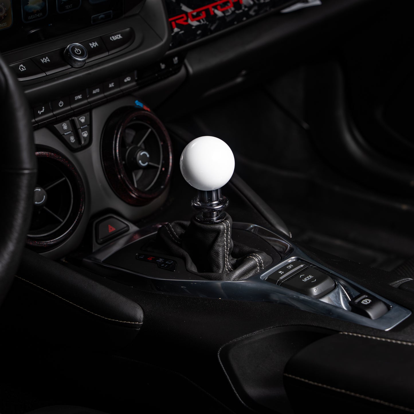 Billetworkz Gloss White Automatic Shifter for Chevrolet Camaro (2016-2024)