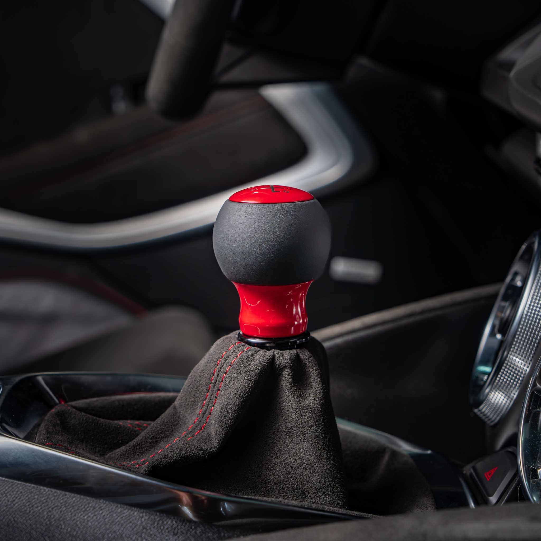 The Fusion Shift Knob Core Replacement - Alcantara and Leather
