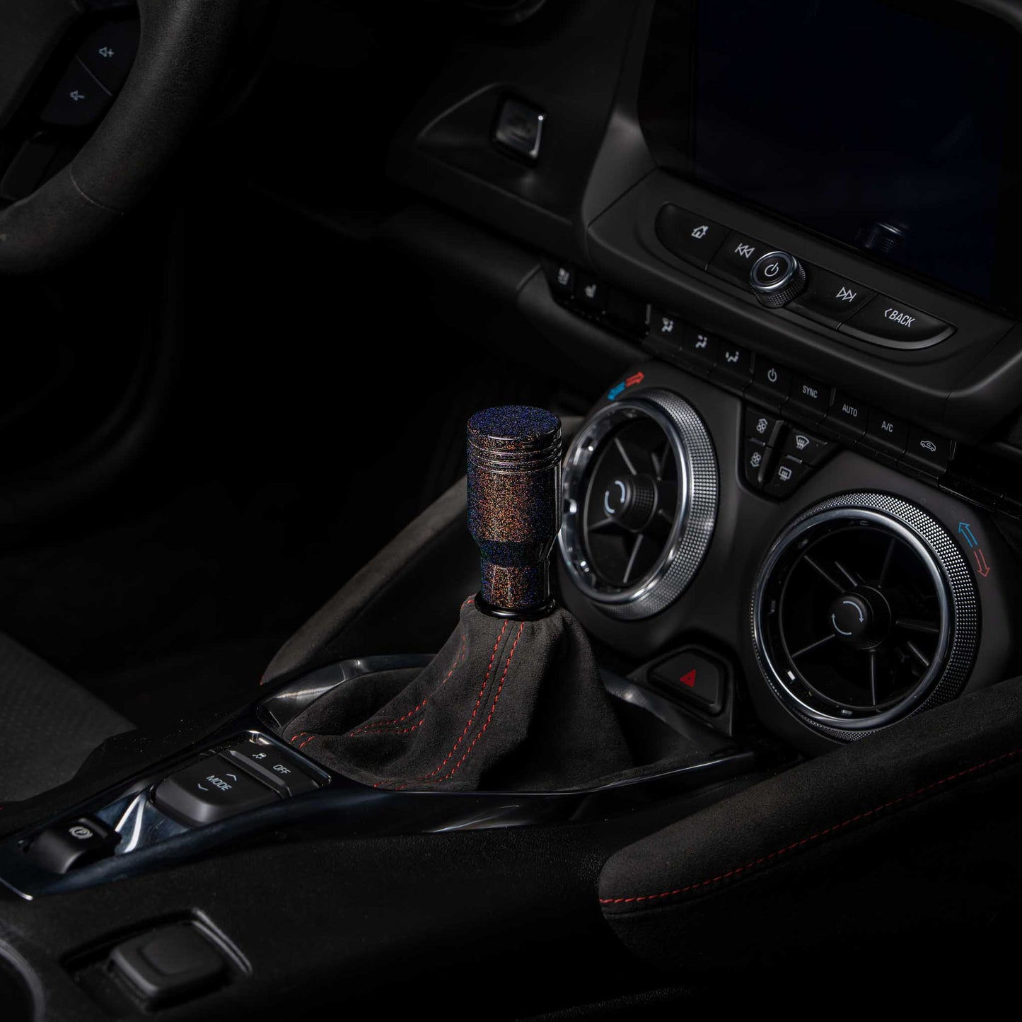 Billetworkz Weighted Shift Knob - Retro Engraving for Chevrolet Camaro V6 LT and LS (2016-2024)