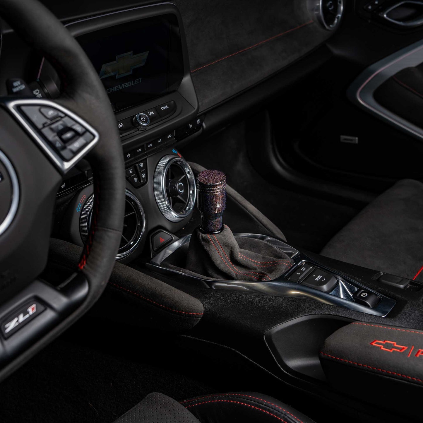 Billetworkz Weighted Shift Knob - Retro Engraving for Chevrolet Camaro V6 LT and LS (2016-2024)