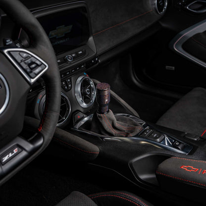 Billetworkz Weighted Shift Knob - Retro Engraving for Chevrolet Camaro V6 LT and LS (2016-2024)