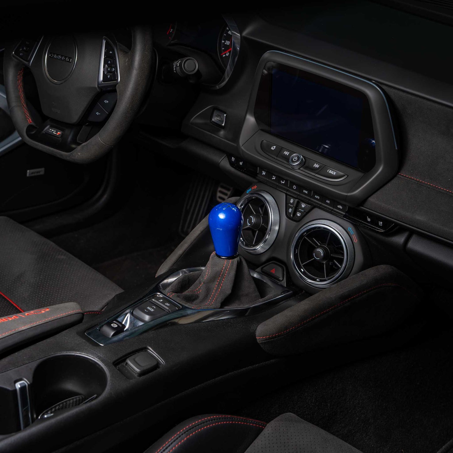 Billetworkz Weighted Shift Knob - Retro Engraving for Chevrolet Camaro V6 LT and LS (2016-2024)