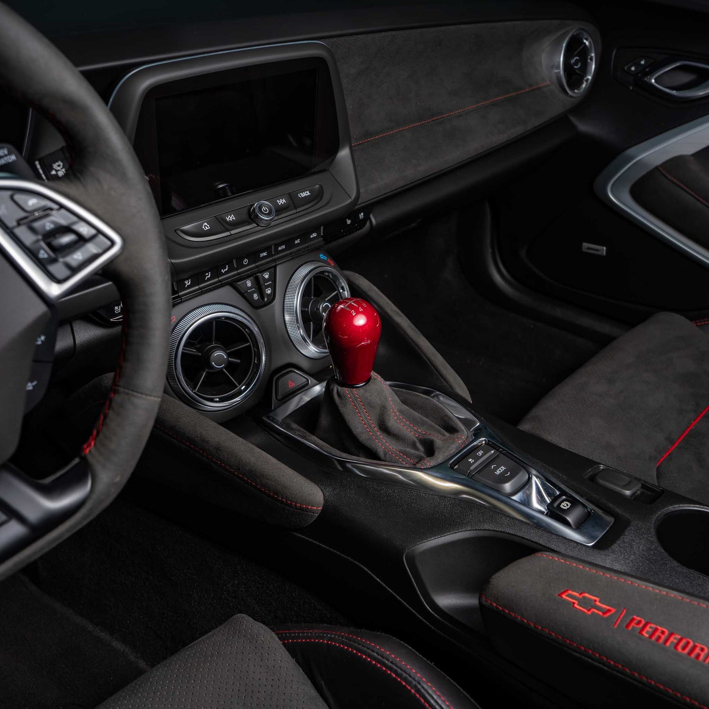 Billetworkz Weighted Shift Knob - Retro Engraving for Chevrolet Camaro V6 LT and LS (2016-2024)