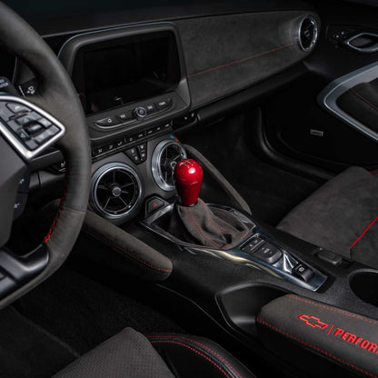 Billetworkz Weighted Shift Knob - Retro Engraving for Chevrolet Camaro V6 LT and LS (2016-2024)