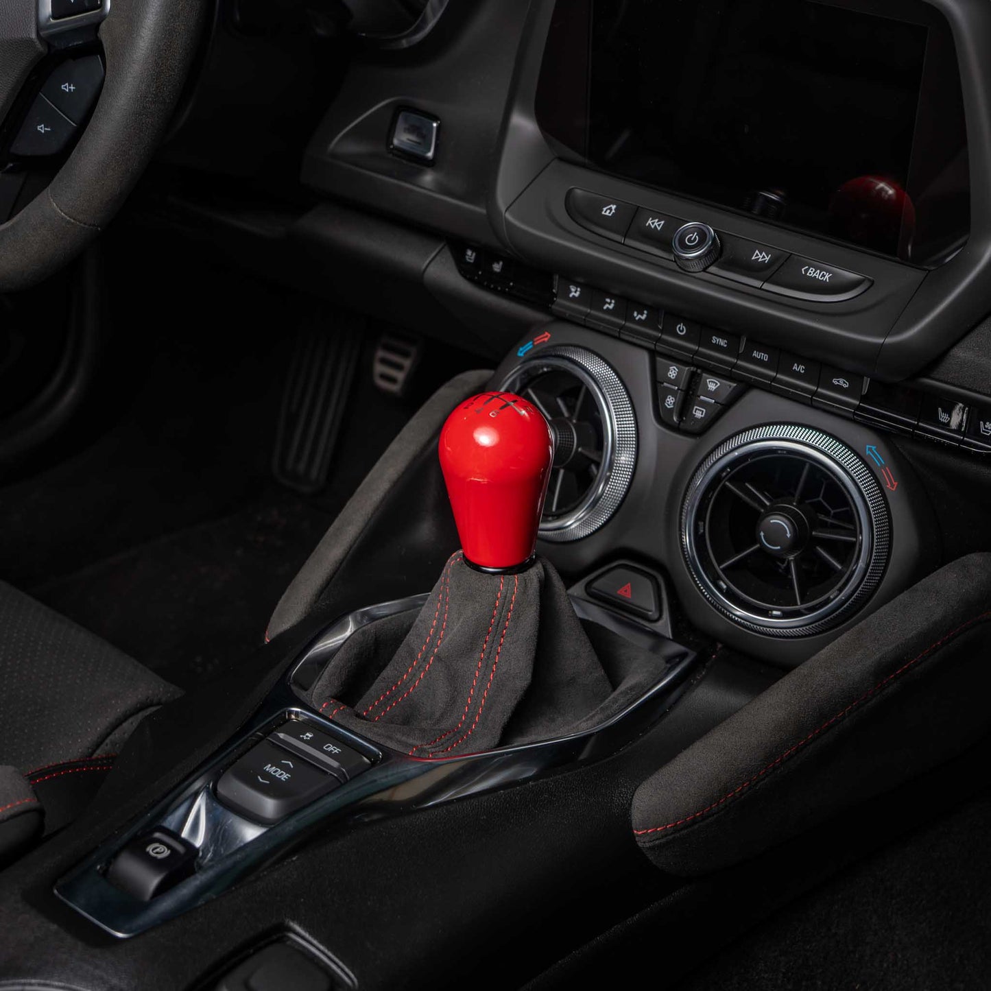 Billetworkz Weighted Shift Knob - Retro Engraving for Chevrolet Camaro V6 LT and LS (2016-2024)