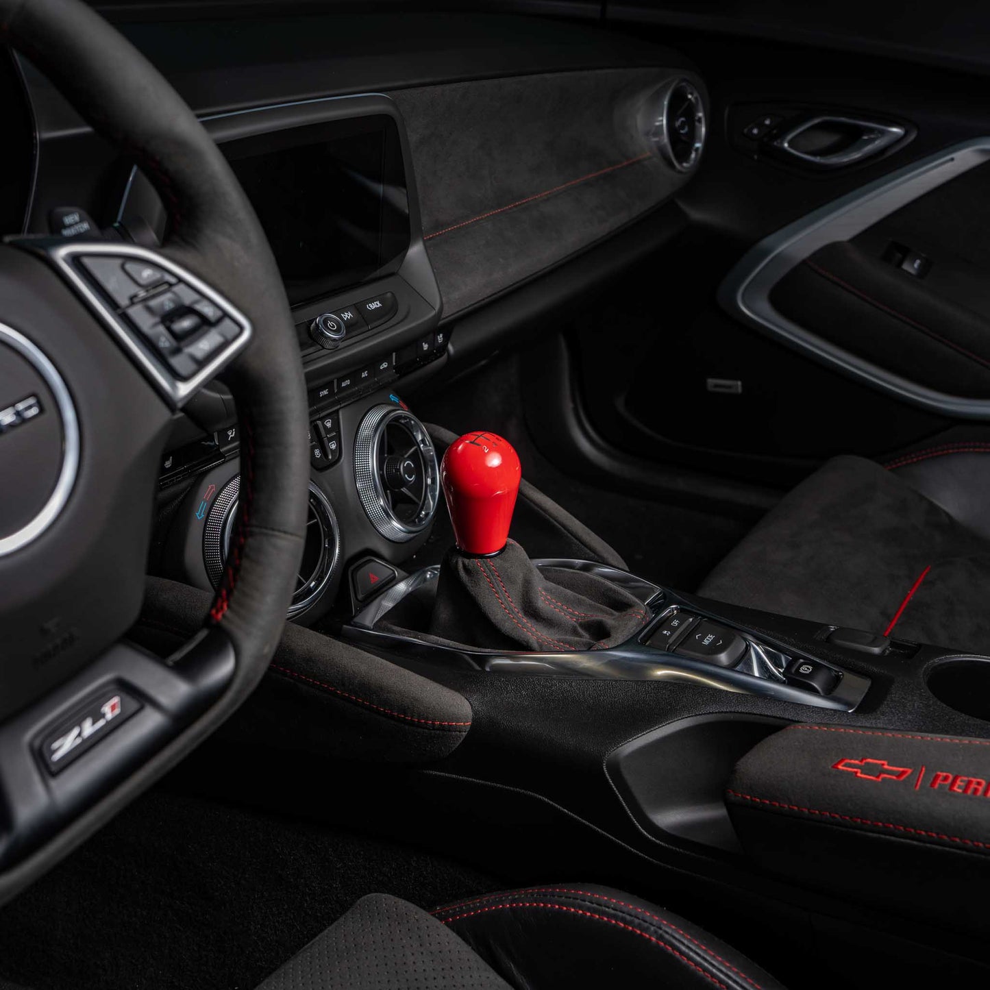 Billetworkz Weighted Shift Knob - Retro Engraving for Chevrolet Camaro 6-Speed (2016-2024)