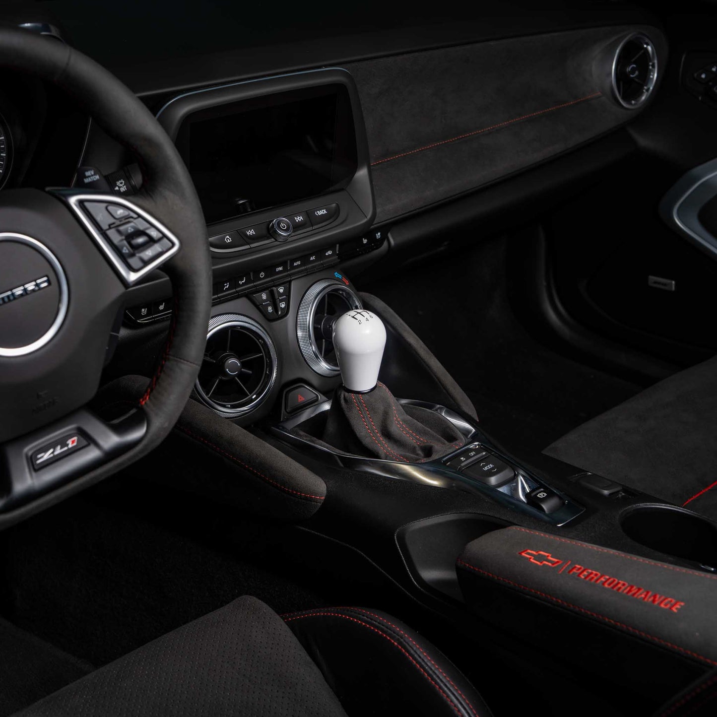 Billetworkz Weighted Shift Knob - Retro Engraving for Chevrolet Camaro 6-Speed (2016-2024)