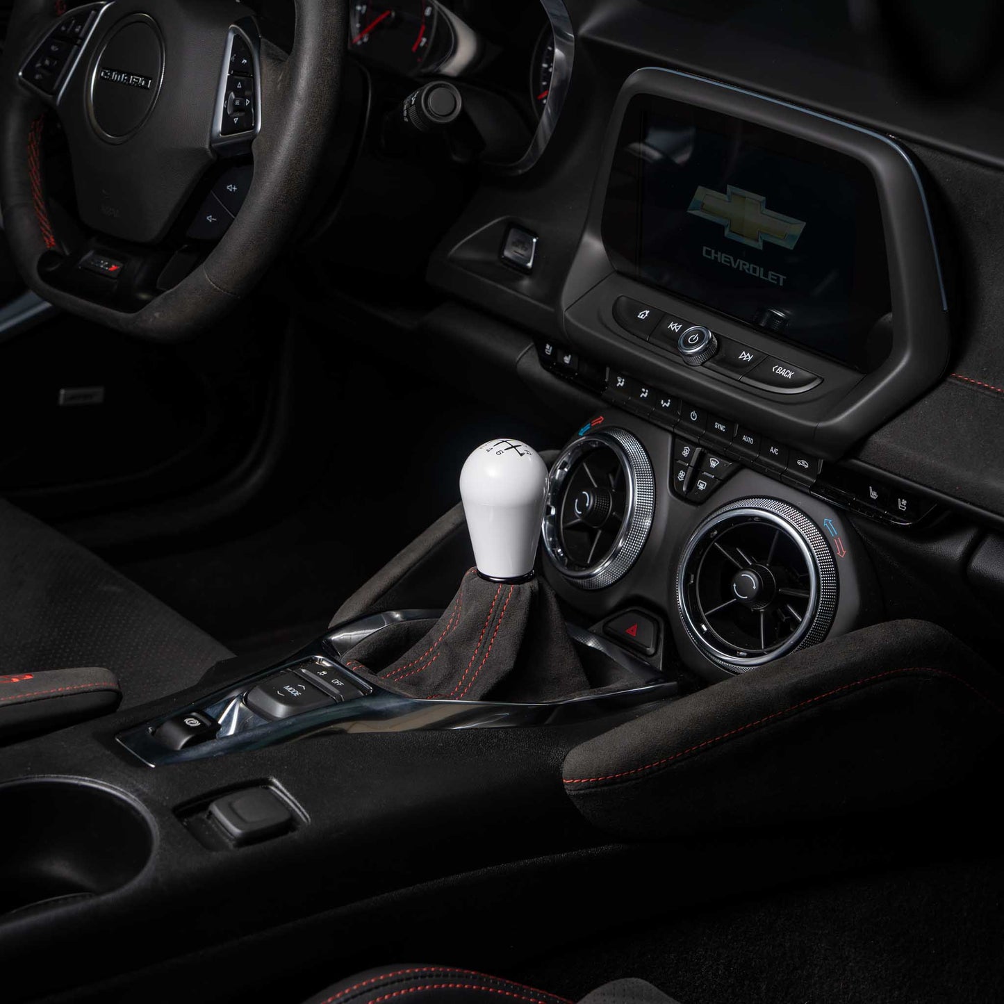 Billetworkz Weighted Shift Knob - Retro Engraving for Chevrolet Camaro 6-Speed (2016-2024)