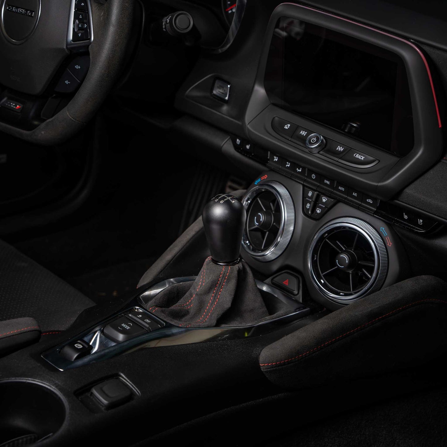 Billetworkz Weighted Shift Knob - Retro Engraving for Chevrolet Camaro V6 LT and LS (2016-2024)