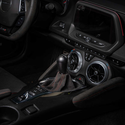 Billetworkz Weighted Shift Knob - Retro Engraving for Chevrolet Camaro V6 LT and LS (2016-2024)