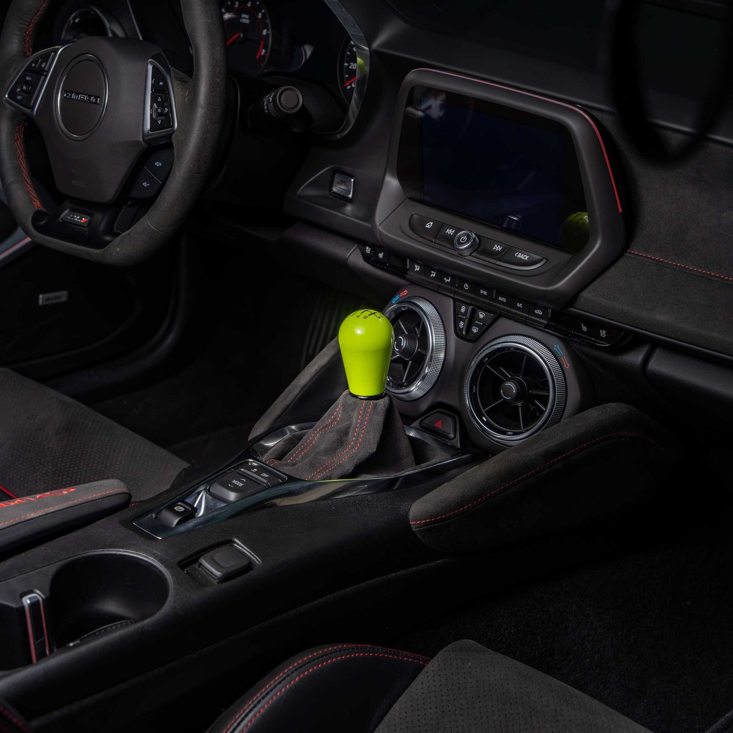 Billetworkz Weighted Shift Knob - Retro Engraving for Chevrolet Camaro V6 LT and LS (2016-2024)