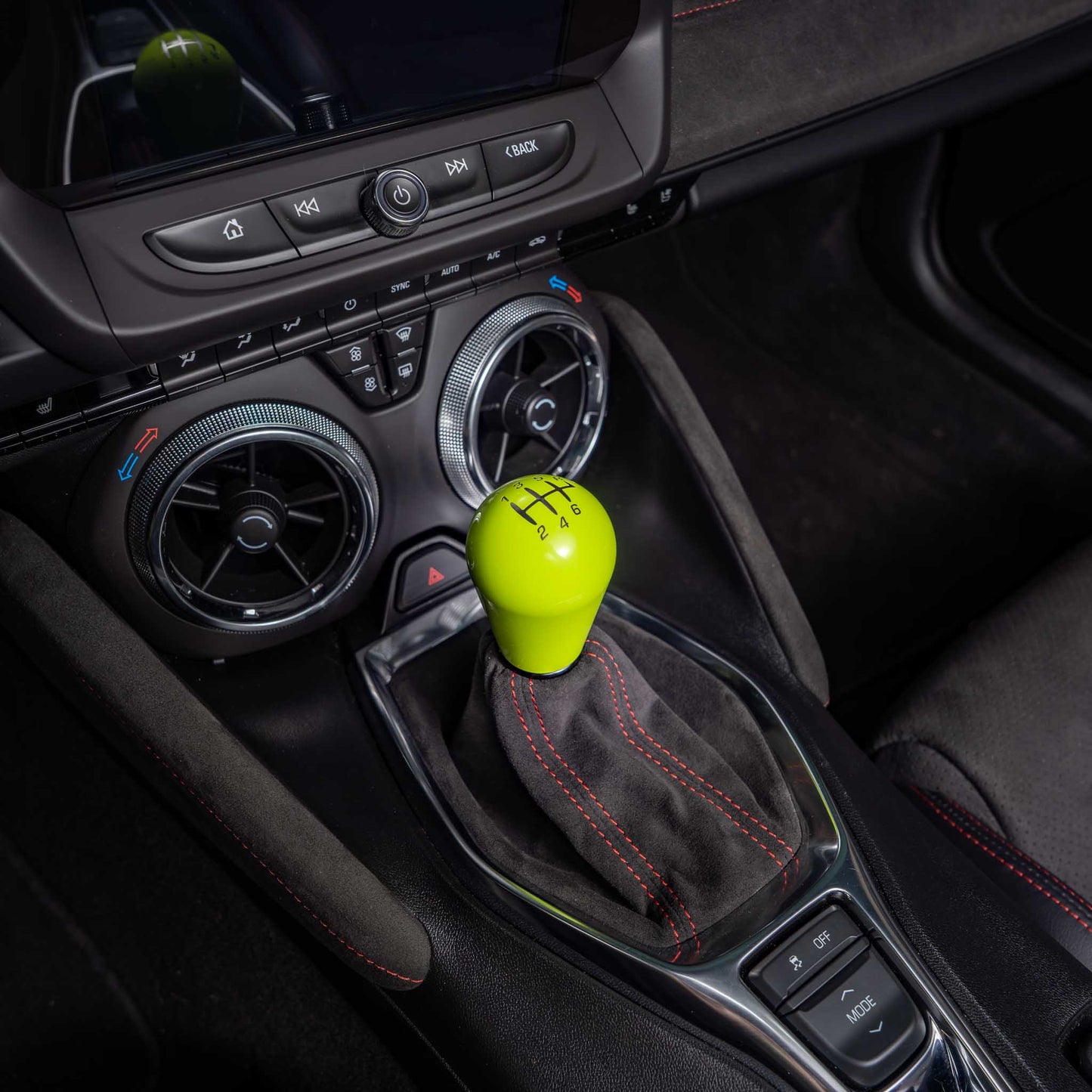 Billetworkz Weighted Shift Knob - Retro Engraving for Chevrolet Camaro 6-Speed (2016-2024)