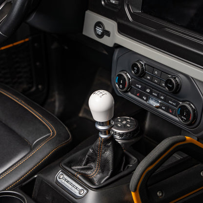 Billetworkz Weighted Shift Knob - 6-Speed with Crawl Engraving for Ford Bronco Manual (2021+)