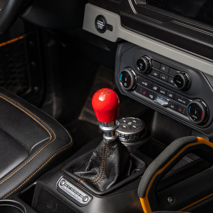 Billetworkz Weighted Shift Knob - 6-Speed with Crawl Engraving for Ford Bronco Manual (2021+)
