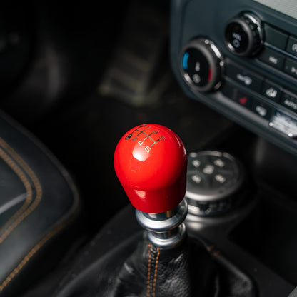 Billetworkz Weighted Shift Knob - 6-Speed with Crawl Engraving for Ford Bronco Manual (2021+)
