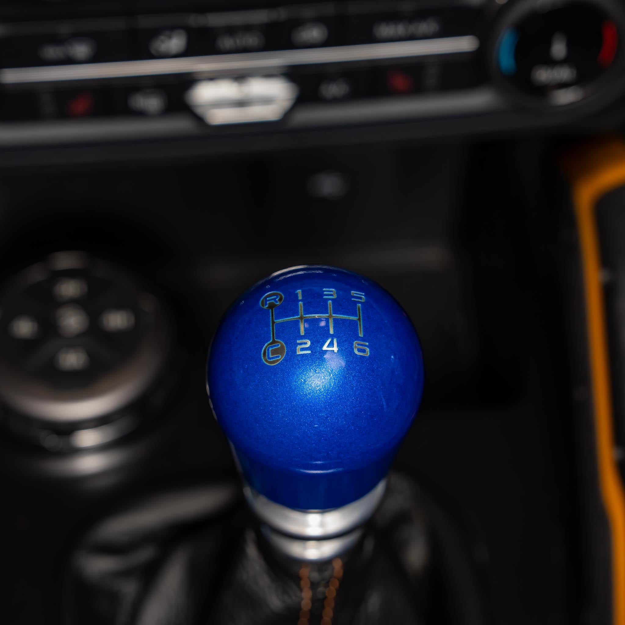 Billetworkz Weighted Shift Knob - Gloss Orange - Fits Ford Bronco
