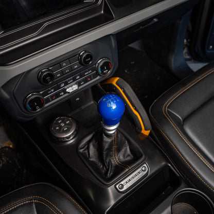 Billetworkz Weighted Shift Knob - 6-Speed with Crawl Engraving for Ford Bronco Manual (2021+)