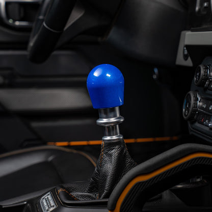 Billetworkz Weighted Shift Knob - Candy Blue - Fits Ford Bronco 6-Speed (2021+)