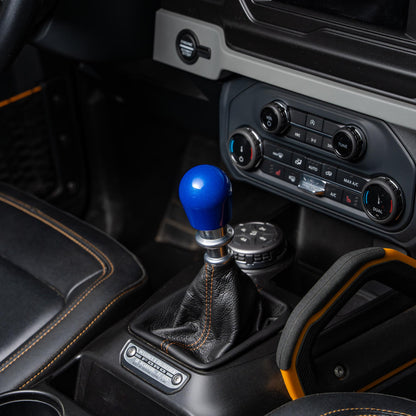 Billetworkz Weighted Shift Knob - Candy Blue - Fits Ford Bronco 6-Speed (2021+)
